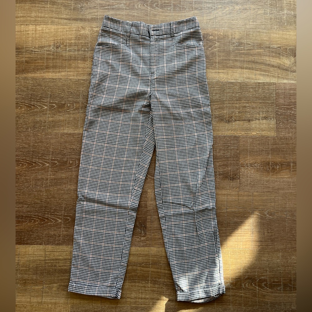 Urban Outfitters Black and White Checkered Chinos